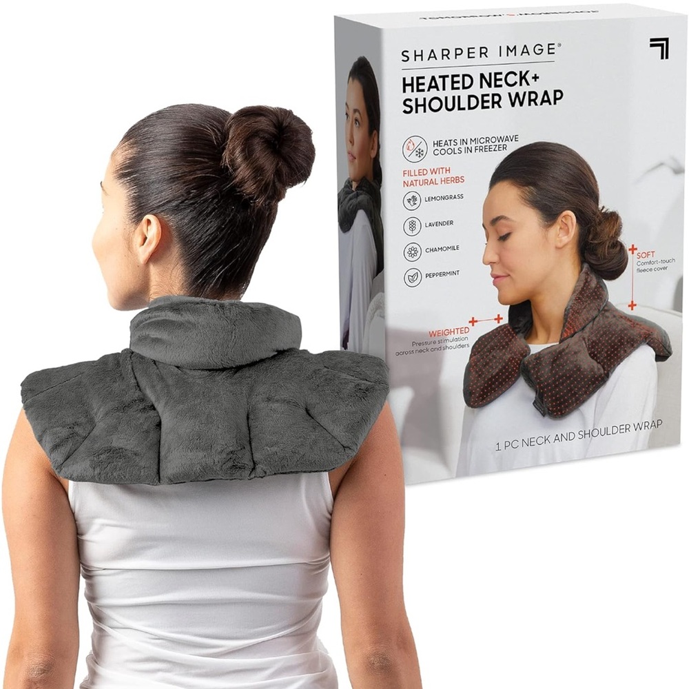 Sharper Image Heated Neck & Shoulder Wrap